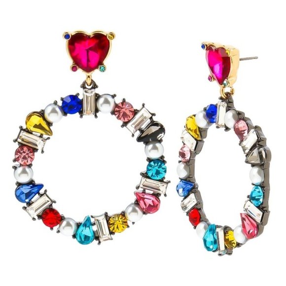 Betsey Johnson Jewelry - Betsey Johnson GYPSY HOOP EARRINGS